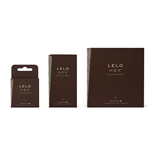 LELO HEX Respect XL Condoms 58mm (2.28 inches) | Thin, Strong, Lubricated, 3-Pack thumbnail 7
