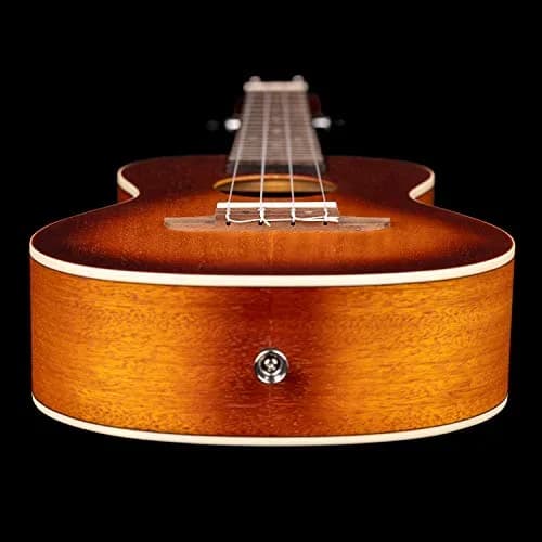 Ortega Guitars Earth Series Concert Ukulele 4-String Acoustic Right Trasparent Sunburst | Open Pore Finish thumbnail 2