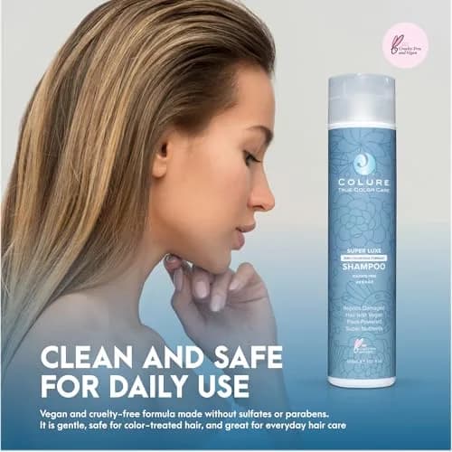 COLURE Super Luxe Shampoo 300ml (10.1 Fl Oz) | Ultra Moisturizing for Thick Coarse Curly Hair thumbnail 5