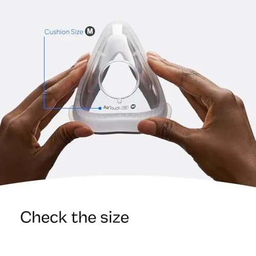 ResMed AirTouch F20 Full Face Replacement Cushion - Medium | UltraSoft Silicone Fit thumbnail 7