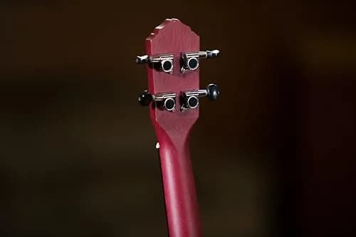 Ortega Guitars Concert Ukulele Earth Series Ruby Raspberry | 4-String Acoustic with Open Pore Finish thumbnail 6