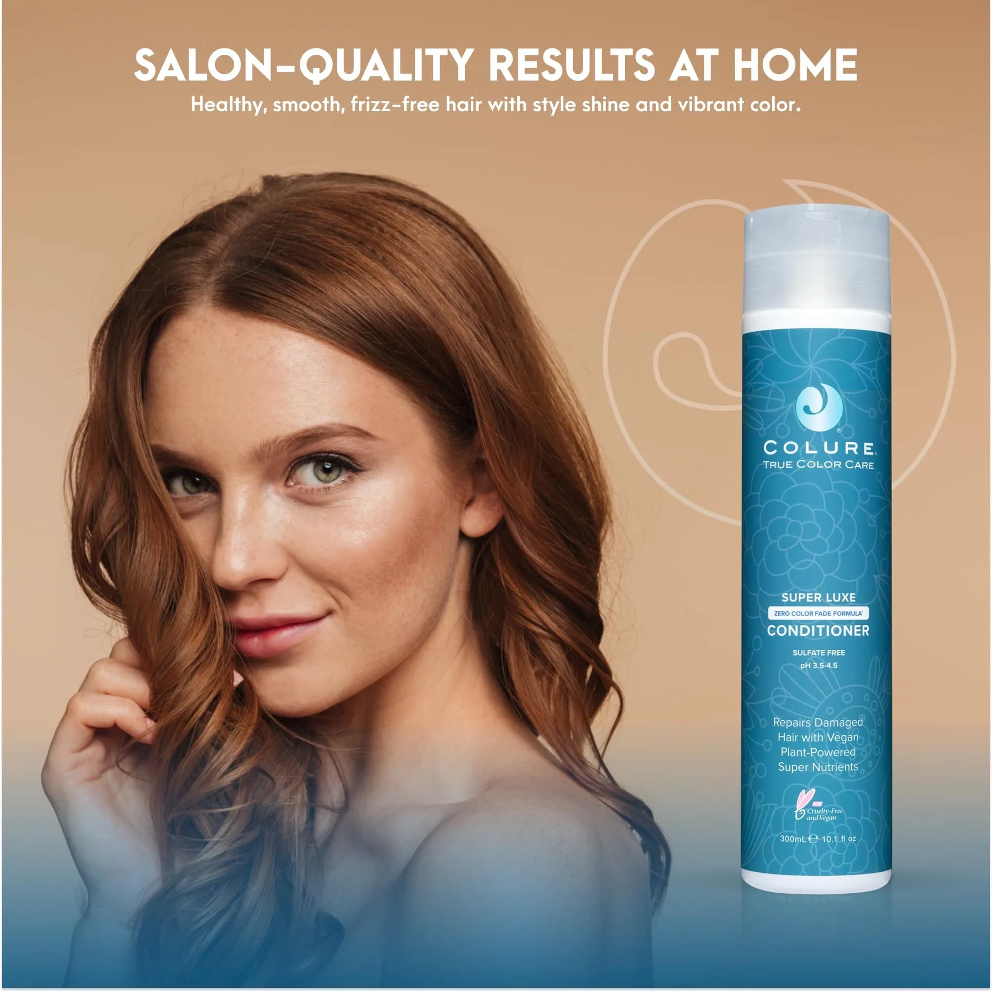 COLURE Super Luxe Conditioner 298ml (10.1 Fl Oz) | Deep Nourishing Treatment for Aging Thick Coarse Curly Hair Anti Frizz Care - view 8