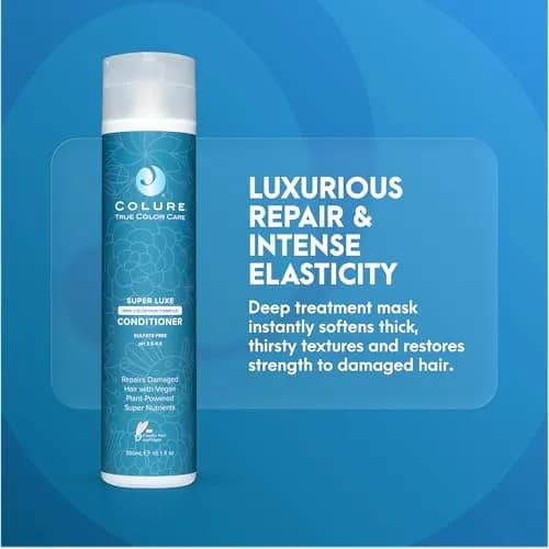 COLURE Super Luxe Conditioner 298ml (10.1 Fl Oz) | Deep Nourishing Treatment for Aging Thick Coarse Curly Hair Anti Frizz Care thumbnail 2