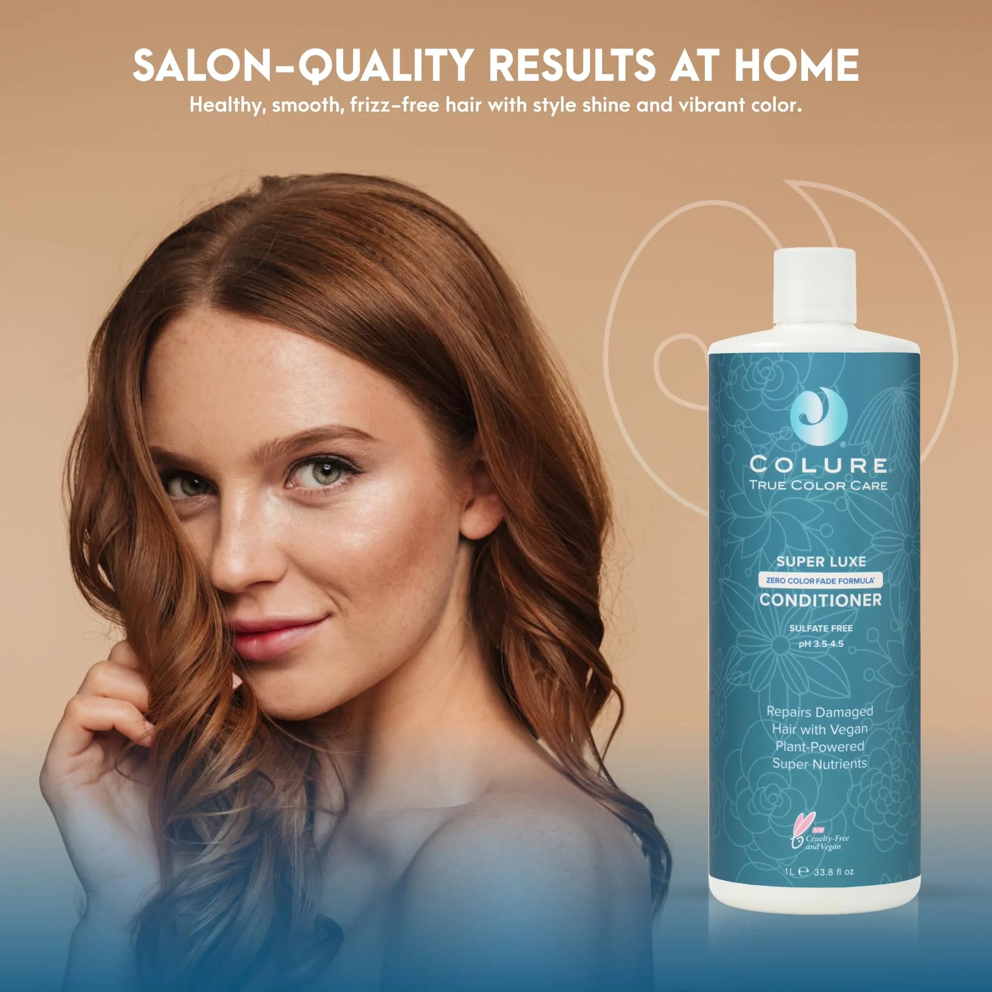 COLURE Super Luxe Conditioner 998ml (33.8 Fl Oz) | Deep Nourishing Treatment for Aging Thick Coarse Curly Hair Anti Frizz Care - view 8