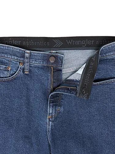 Wrangler Authentics Men's Comfort Flex Waistband Short, Dark Stonewash, 34 | Relaxed Fit Denim Shorts thumbnail 6