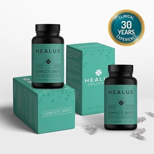 Healus Complete Biotic Postbiotic Tributyrin Supplement 60 Capsules | Supports Gut Health & Digestion thumbnail 8