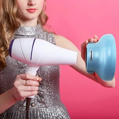 Hairizone Universal Hair Diffuser for Curly & Wavy Hair | 16.3cm (6.3 Inch) Blue thumbnail 5