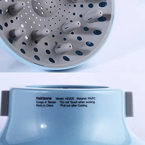 Hairizone Universal Hair Diffuser for Curly & Wavy Hair | 16.3cm (6.3 Inch) Blue thumbnail 6