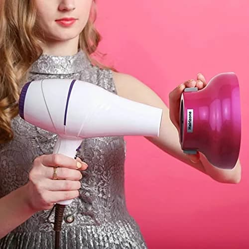 Hairizone Universal Hair Diffuser Attachment for Curly Hair, Roseo, 15.6cm (6 Inch) Diameter thumbnail 5