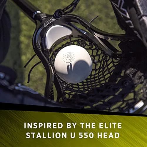STX Stallion 200 A/M Boys Complete Lacrosse Stick, Black | 0.36 kg (0.8 lb) thumbnail 4