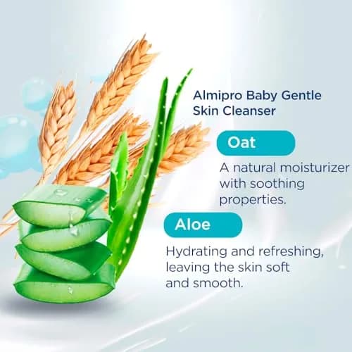 almipro Syndet Baby Hair and Body Wash with Oatmeal and Aloe Vera 400ml (14 Fl Oz) | Gentle Soap-Free Cleanser for Sensitive Skin thumbnail 6