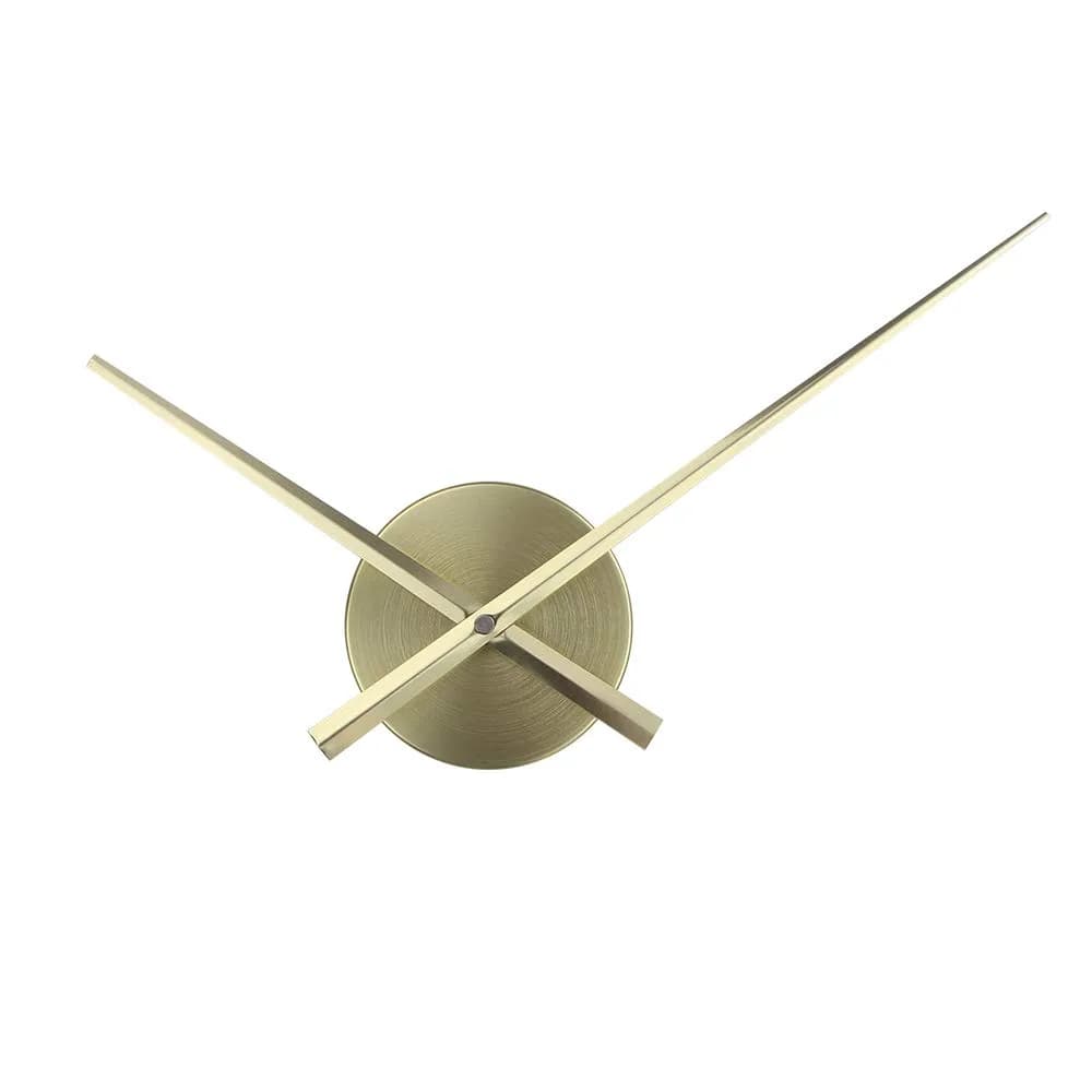 Timelike Gold 3D Clock Hands for Wall Clocks 23.5cm x 31.5cm | DIY Art Decor Quartz Mechanism - main product image