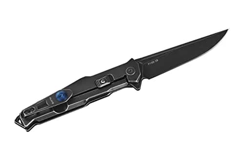 Ruike P108-SB Folding Knife 3.5" Drop Point Blade | Tactical Pocket Knife for Men & Women thumbnail 1