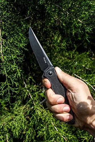 Ruike P108-SB Folding Knife 3.5" Drop Point Blade | Tactical Pocket Knife for Men & Women thumbnail 7