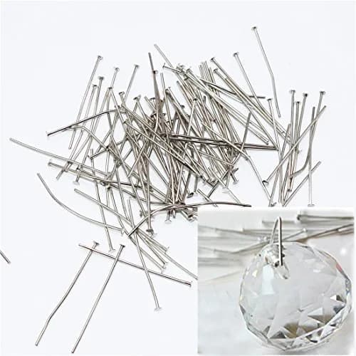Waltz&F Nickel Color Straight Needles Pins 30mm | Durable Jewelry & Craft Pins thumbnail 2