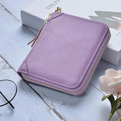 Easyoulife Womens Genuine Leather RFID Blocking Card Holder Wallet | 40 Card Slots thumbnail 2