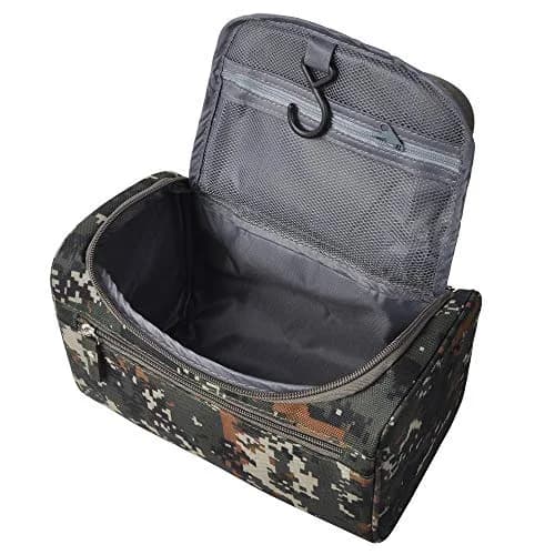 Vercord Mens Toiletry Bag Wash Travel Small Shaving Dop Kit Shower Bathroom Ditty Hygiene Bag Camo Mosaic | Water-Resistant & Portable thumbnail 1
