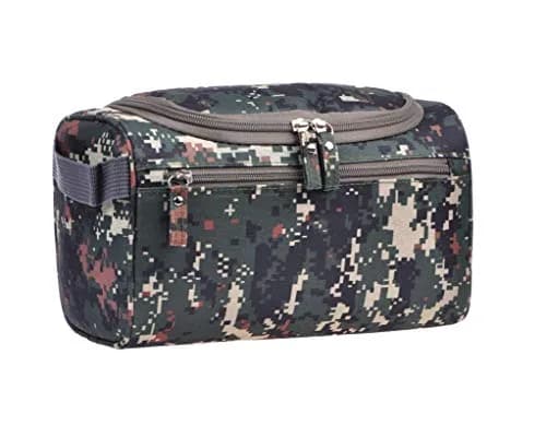 Vercord Mens Toiletry Bag Wash Travel Small Shaving Dop Kit Shower Bathroom Ditty Hygiene Bag Camo Mosaic | Water-Resistant & Portable thumbnail 4