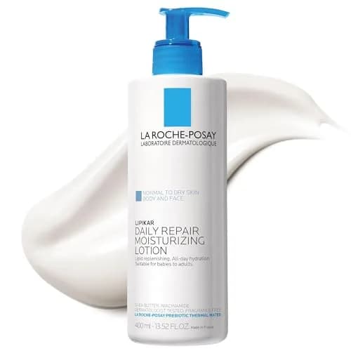 La Roche-Posay Lipikar Moisturizing Body Lotion for Dry Skin 400ml (13.5 Fl Oz) | Daily Hydration Accepted by National Eczema Association thumbnail 1