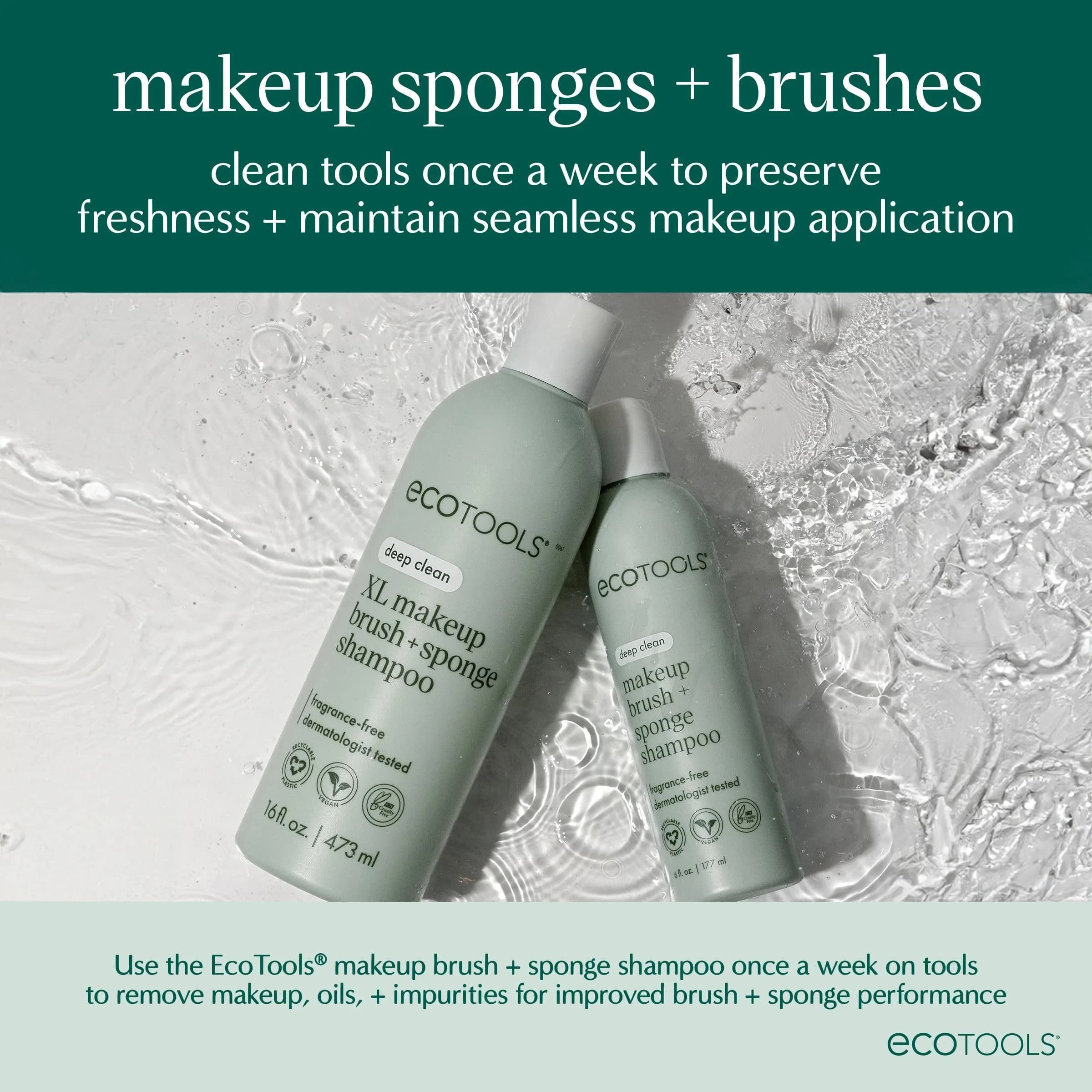 EcoTools 6 Piece Start the Day Beautifully Makeup Brush Set | Vegan & Cruelty-Free with Bamboo Handles - view 5