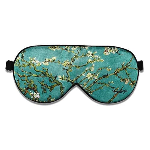 ALASKA BEAR Mulberry Silk Sleep Mask, Van Gogh - The Tree of Life | 100% Pure Silk, Hypoallergenic, Adjustable Strap thumbnail 1
