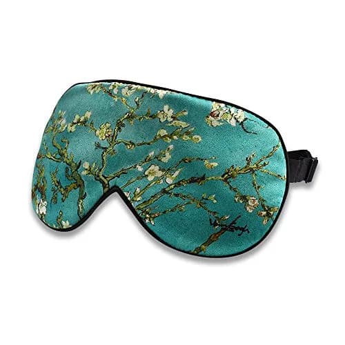 ALASKA BEAR Mulberry Silk Sleep Mask, Van Gogh - The Tree of Life | 100% Pure Silk, Hypoallergenic, Adjustable Strap thumbnail 3