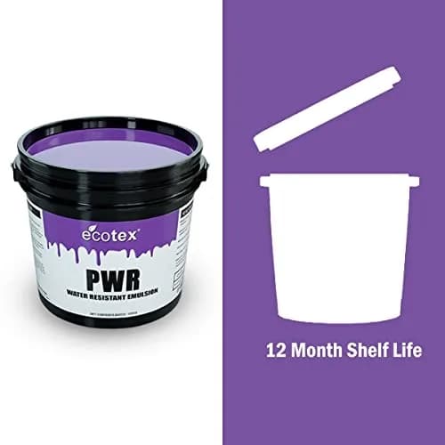 Ecotex® PWR Screen Printing Emulsion - 128 Fl Oz | Water & Plastisol Ink Ready, Ultra-Fast, Durable, Made in USA thumbnail 10