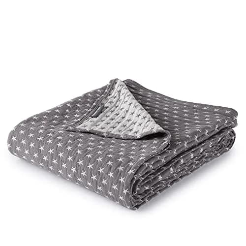 Sterling Creek Dawson Star Muslin Blanket King 106" x 94" | Breathable Cotton All Season thumbnail 1