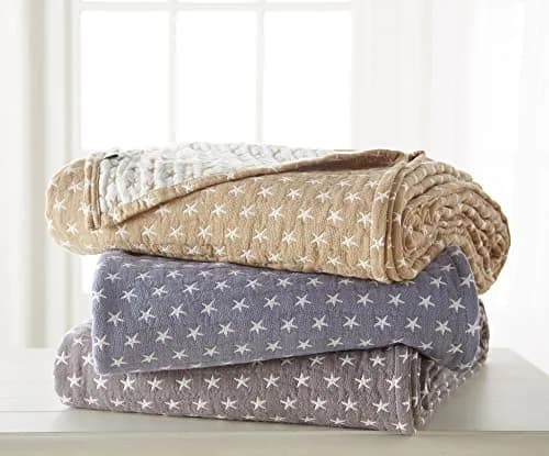 Sterling Creek Dawson Star Muslin Blanket King 106" x 94" | Breathable Cotton All Season thumbnail 9
