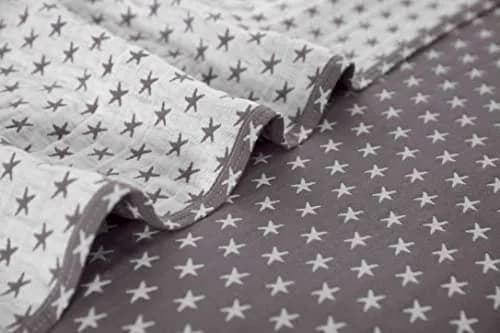 Sterling Creek Dawson Star Muslin Blanket King 106" x 94" | Breathable Cotton All Season thumbnail 3