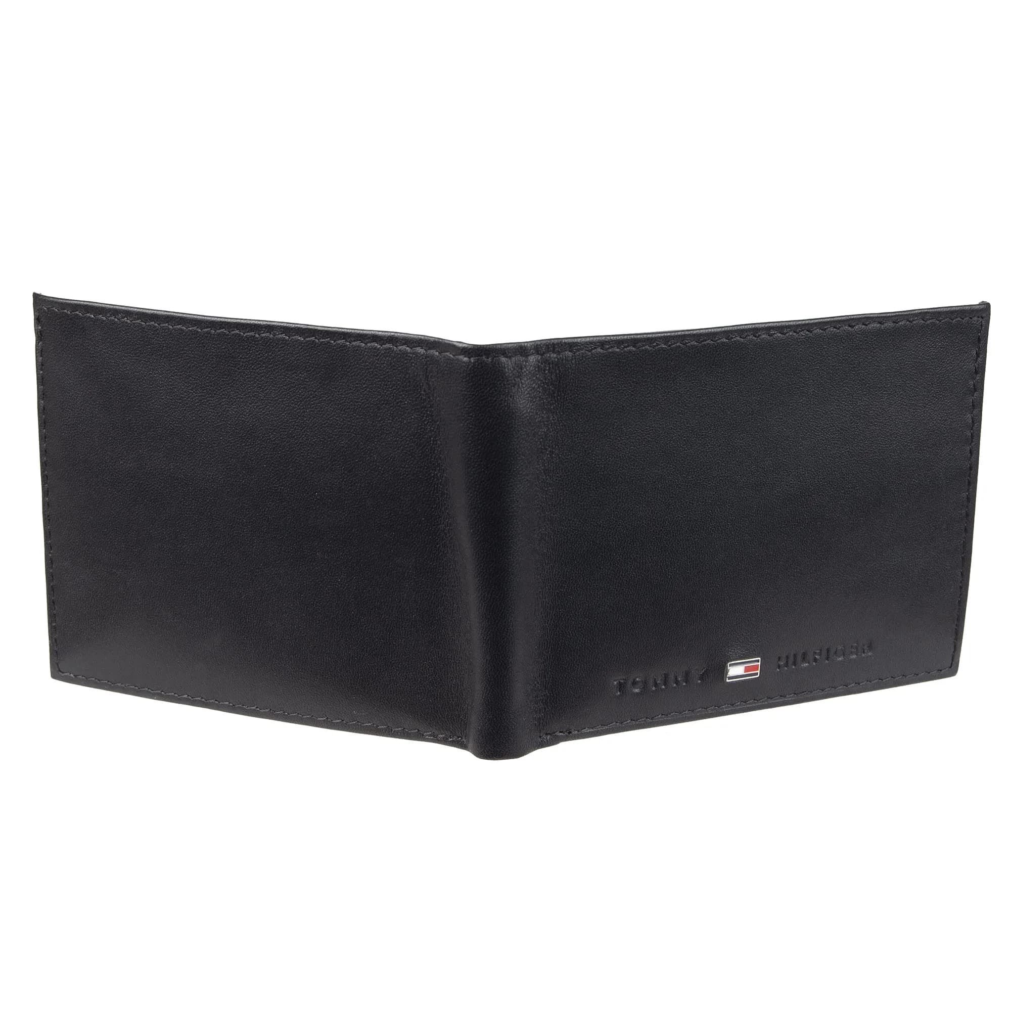 Tommy Hilfiger Men's Leather Bifold Wallet with RFID Protection, Charcoal, 10.8cm x 8.8cm x 2.7cm (4.25in x 3.5in x 1.06in) - view 4