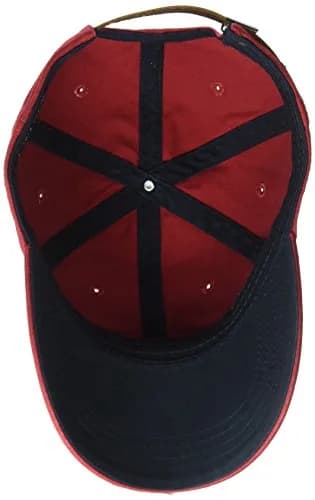 Tommy Hilfiger Men's Logo Dad Baseball Cap in Tommy Red - Adjustable Cotton Fit - view 2