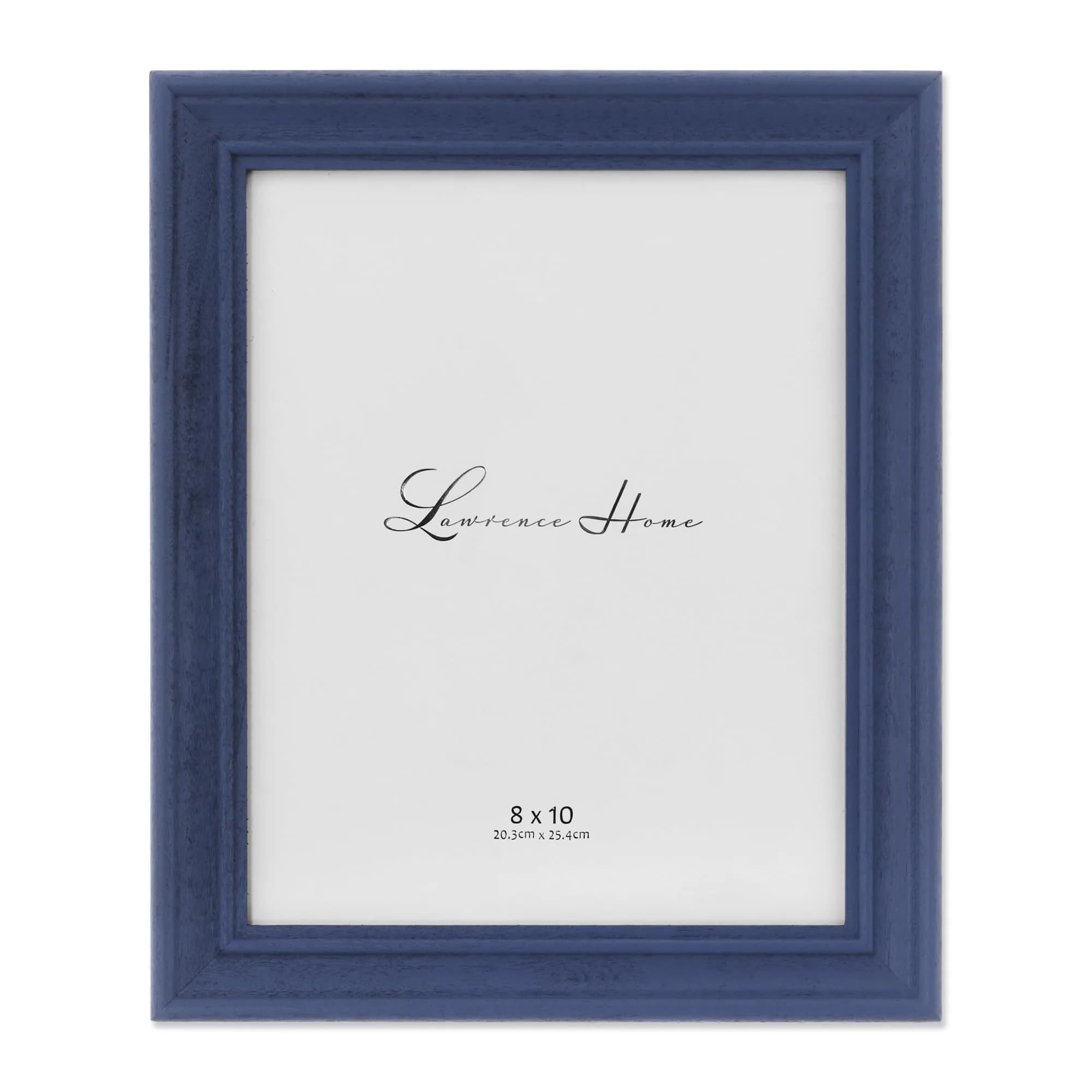 Lawrence Frames 8x10 Durham Weathered Navy Blue Wood Picture Frame | Hand Weathered Casual Finish - main product image