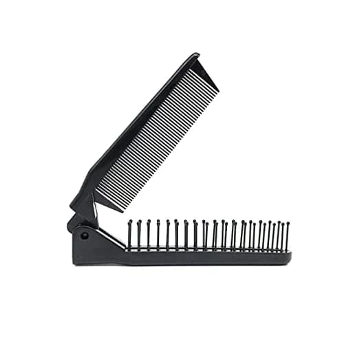 Louise Maelys Folding Hair Brush Black | Pocket Travel Comb for Thick, Curly, Straight Hair thumbnail 6
