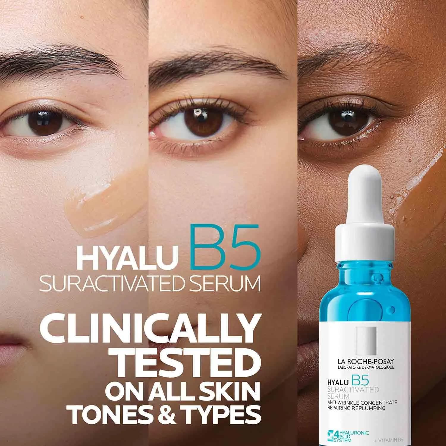 La Roche-Posay Hyalu B5 Hyaluronic Acid Serum 30ml (1.01 Fl Oz) | Plumps & Hydrates Skin - view 6