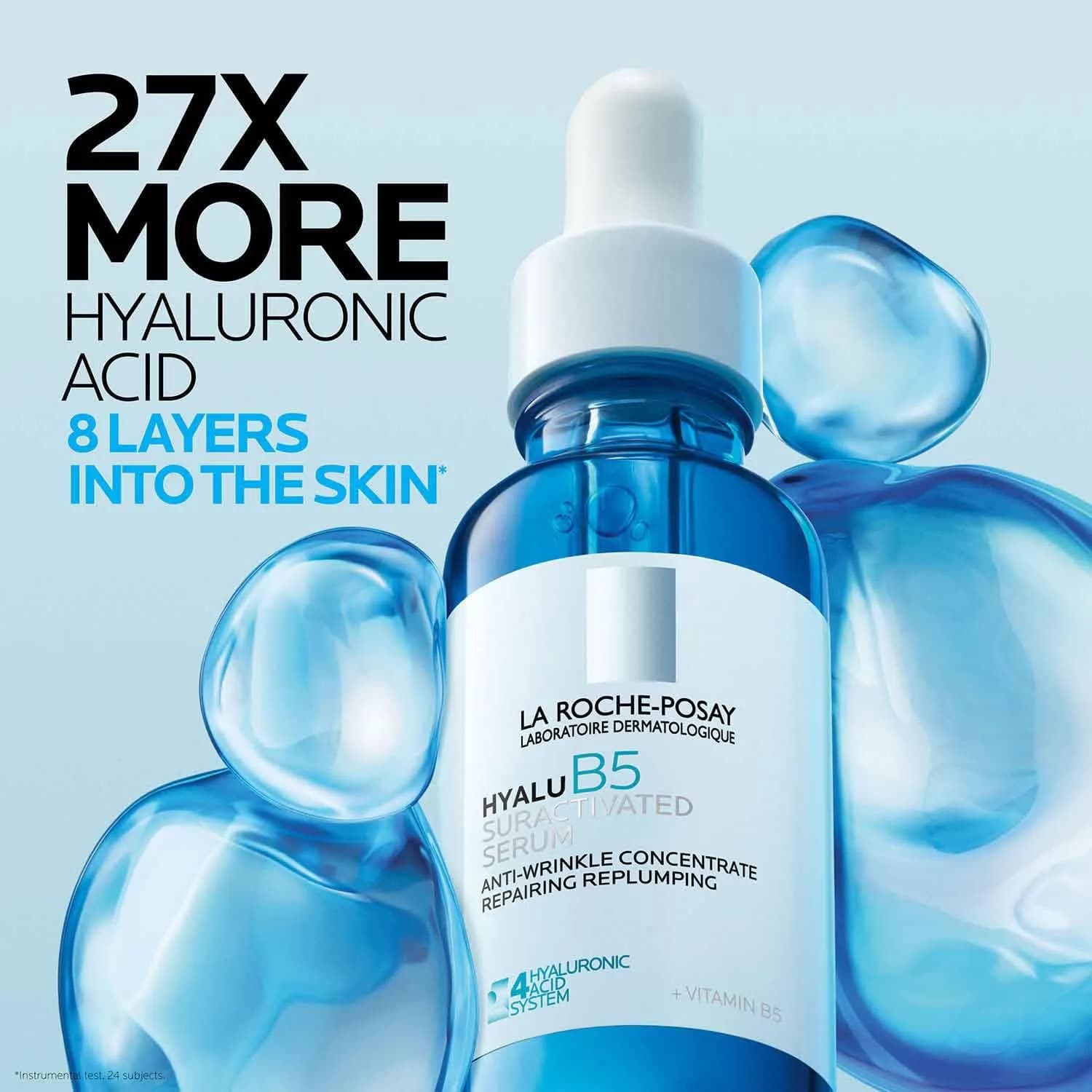 La Roche-Posay Hyalu B5 Hyaluronic Acid Serum 30ml (1.01 Fl Oz) | Plumps & Hydrates Skin - view 2
