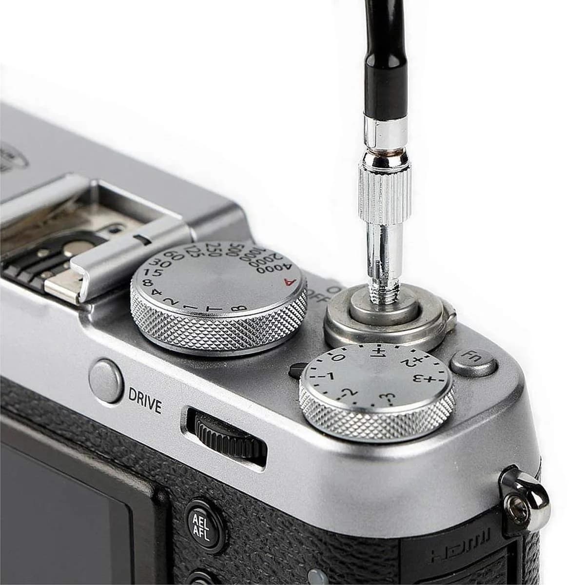 Fotasy 100cm Mechanical Cable Shutter Release with Bulb-Lock | Threaded Release Cable for Fujifilm, Leica, Nikon Cameras - view 6