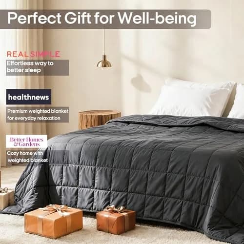 ZonLi Weighted Blanket for Adults 60"x80" | Queen Size Cooling Heavy Blanket with Premium Glass Beads thumbnail 4