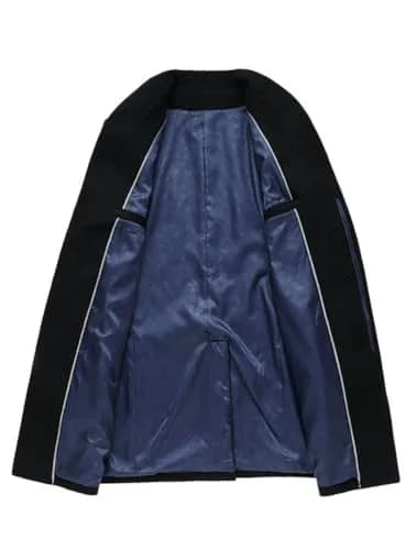 Lavnis Men's Trench Coat Wool Blend Overcoat Slim Fit XL | Elegant Winter Topcoat thumbnail 5