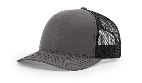 Richardson 112 Trucker Baseball Cap - Charcoal/Black, One Size - main product image