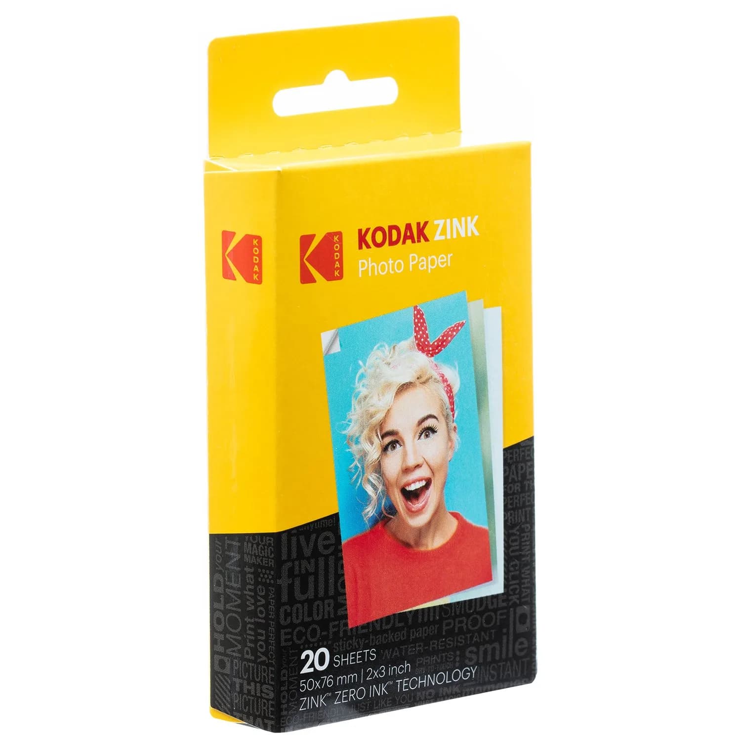 KODAK 2x3 Premium Sticky-Backed ZINK Photo Paper (20 Sheets) | Fade-Resistant Prints for Instant Memories - view 3