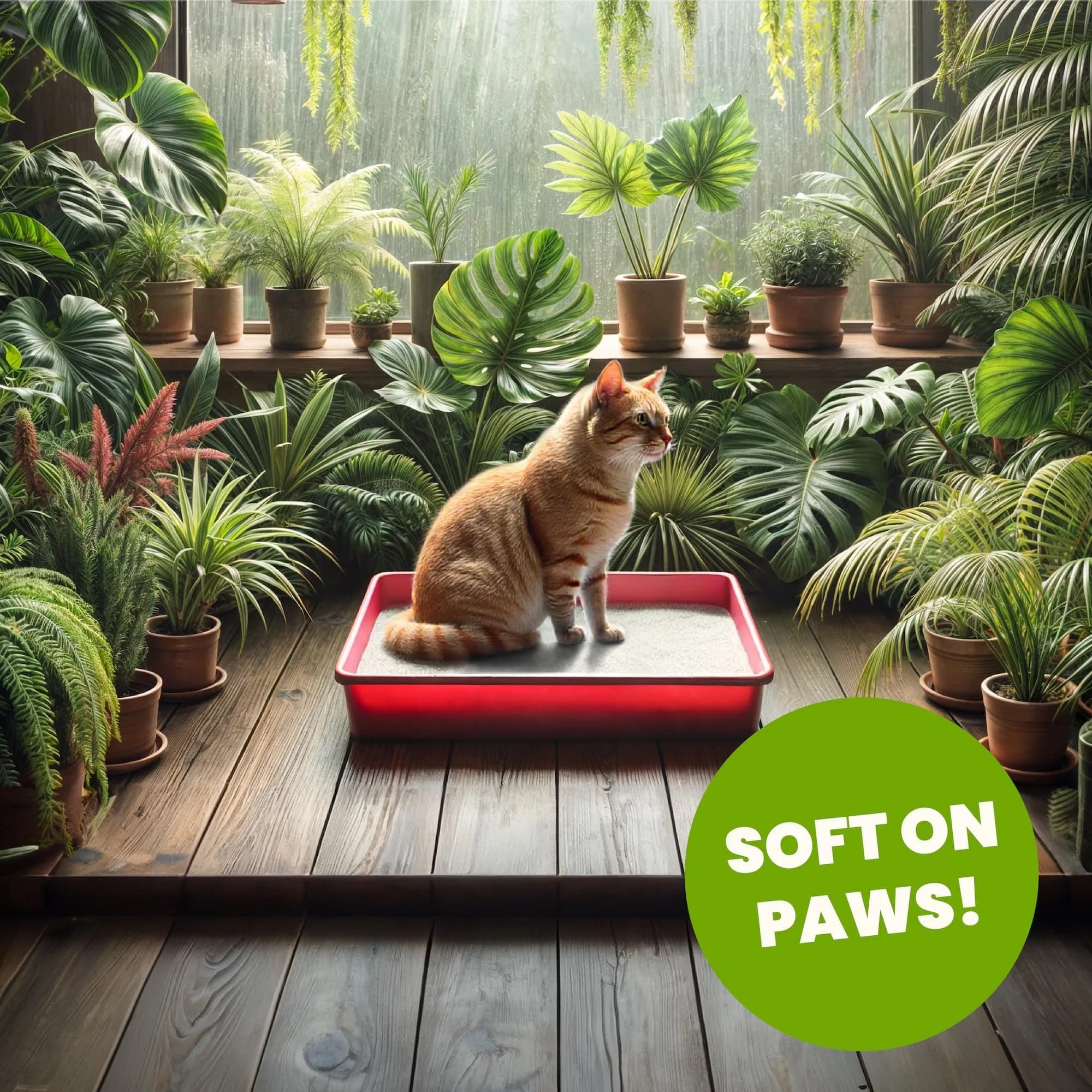 Almo Nature Soft Texture Cat Litter 4.54 kg (10 lb) | Plant-Based Clumping Odor Control - view 4