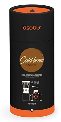 asobu Cold Brew Coffee Maker, Award-Winning 40oz Insulated Cold Brew Brewer with Portable Stainless Steel Carafe – No.1 Europe Coffee Fest Winner, Leakproof, BPA-Free, Keeps Cold 24H thumbnail 4