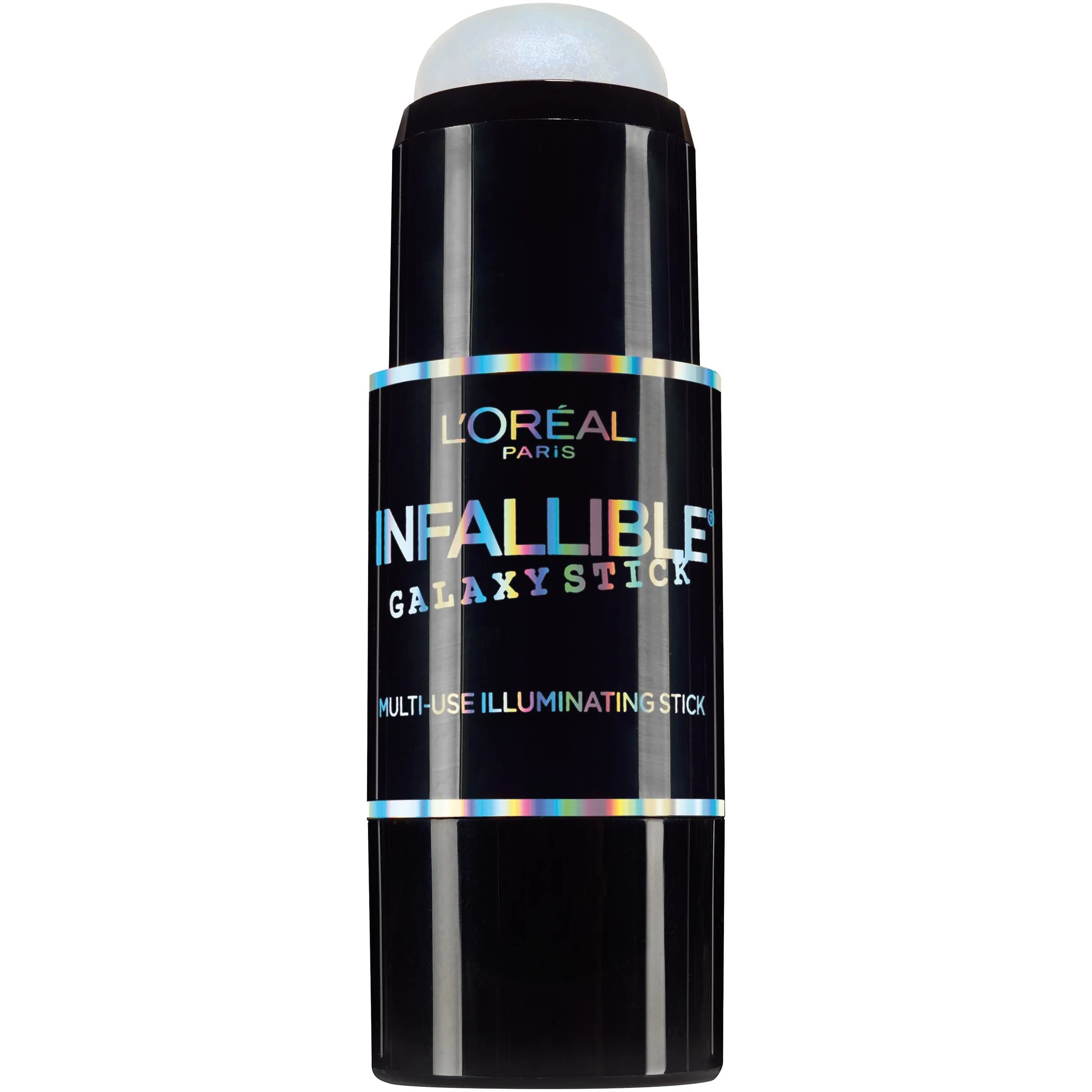 L'Oreal Paris Infallible Galaxy Stick, Astro Blue, 0.24 Oz | Holographic, Multi-Use Highlighter for Radiant Glow — Astro Blue