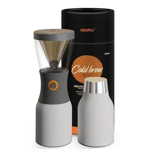 asobu Cold Brew Coffee Maker 40oz | Award-Winning Portable Insulated Brewer with Stainless Steel Carafe thumbnail 1