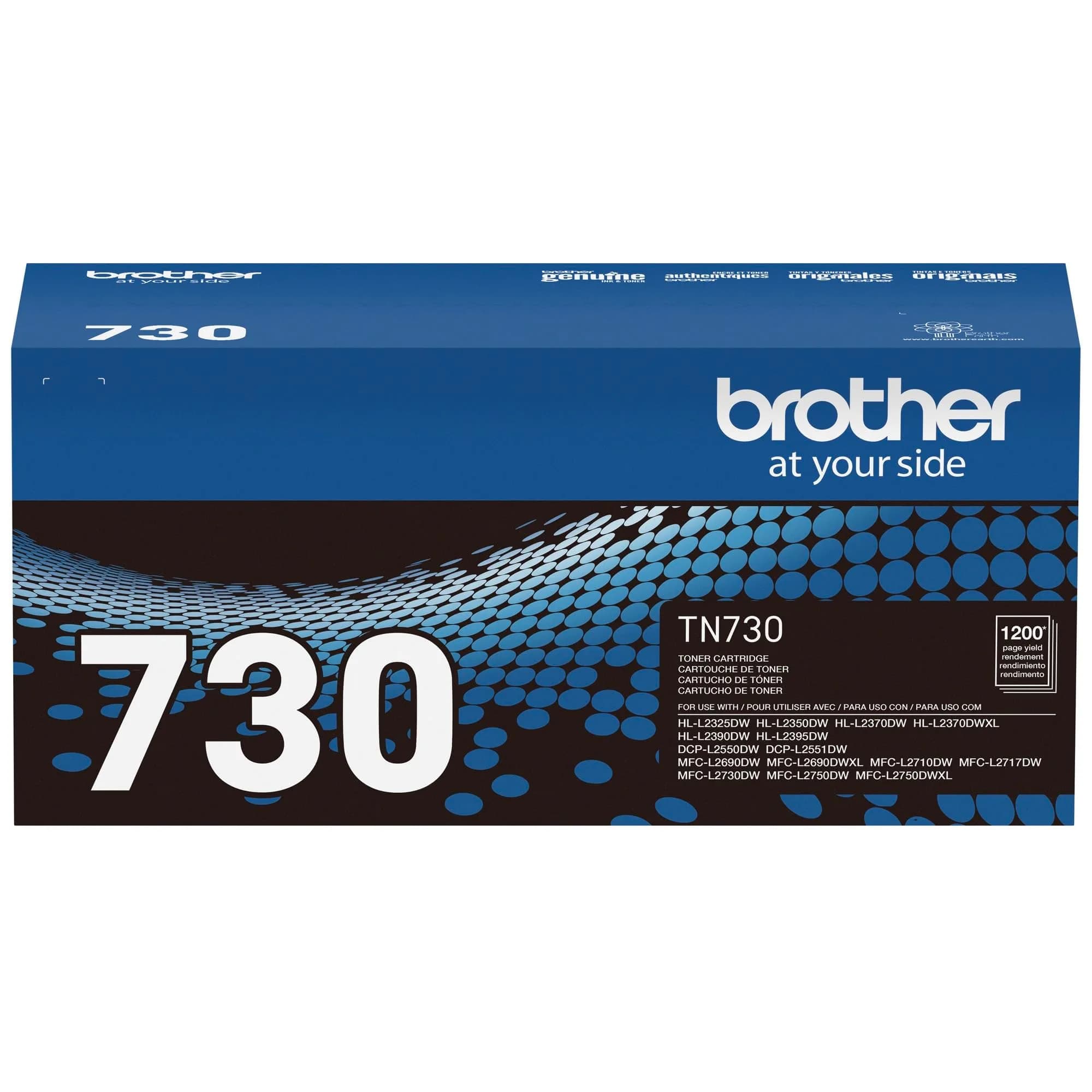 Brother Genuine TN730 Black Toner Cartridge 1200 Pages | Standard Yield Toner for Laser Printers - view 7