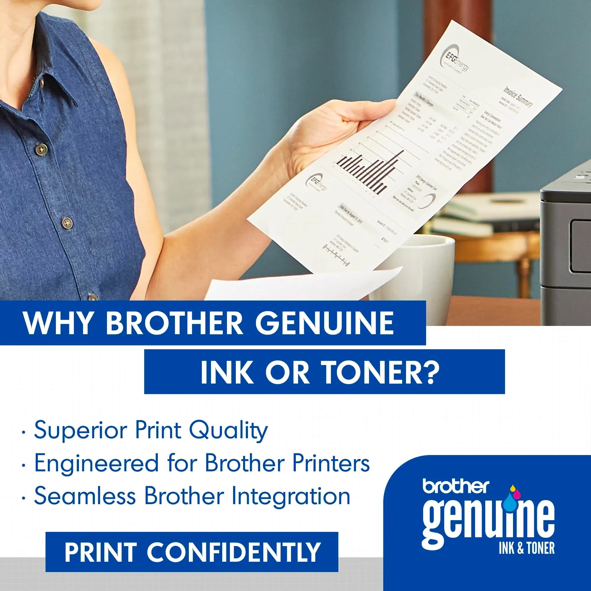 Brother Genuine Standard Yield Black Toner Cartridge TN730 | 3000 Pages | Single Pack - view 2