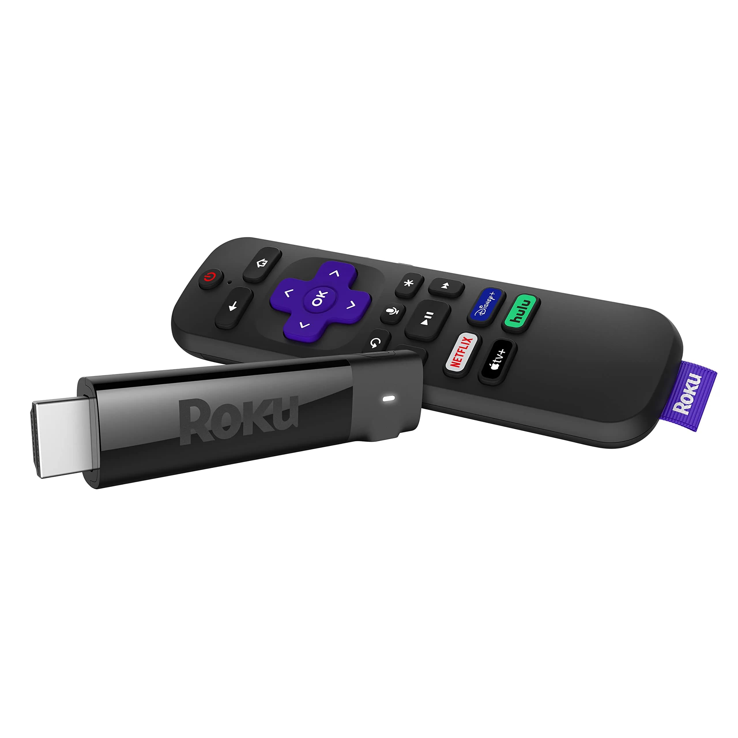 Roku Streaming Stick+ 4K/HDR Streaming Device with Long-Range Wireless & Roku Voice Remote with TV Controls (2 oz) - main product image