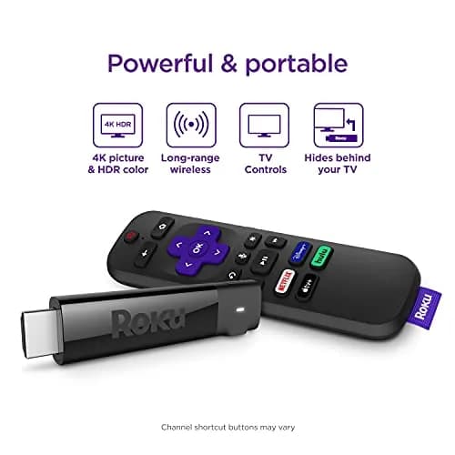 Roku Streaming Stick+ 4K/HDR Streaming Device with Long-Range Wireless & Roku Voice Remote with TV Controls (2 oz) thumbnail 2