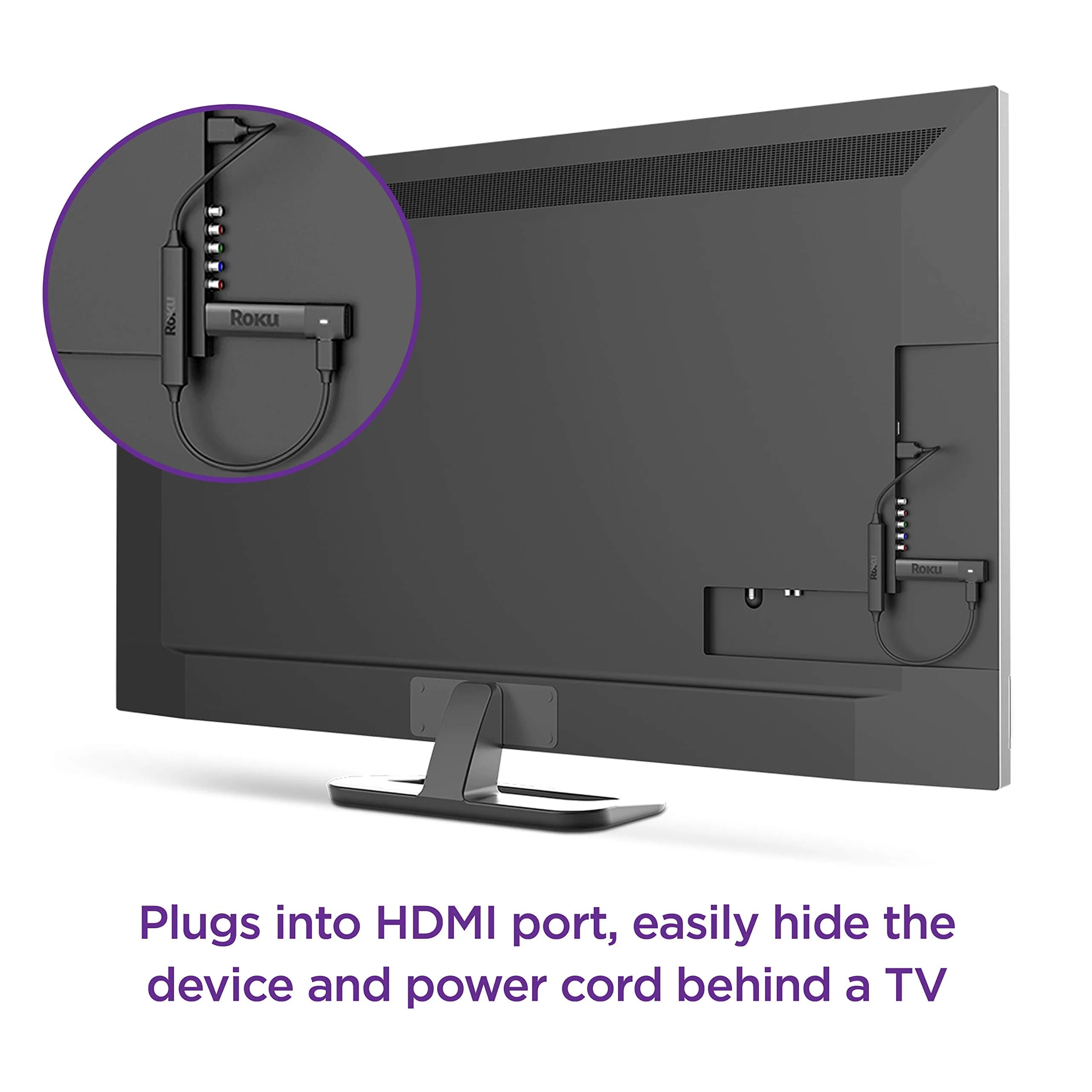 Roku Streaming Stick+ 4K/HDR Streaming Device with Long-Range Wireless & Roku Voice Remote with TV Controls (2 oz) - view 3